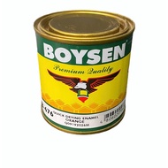 ﹉BOYSEN PAINT B676 ORANGE QUICK DRY ENAMEL QDE FOR WOOD / STEEL 1/4 LITER