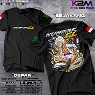 Numpak Gl X Luffy One Piece Gear 5 Sun God Nika Tshirt Microfiber Jersey