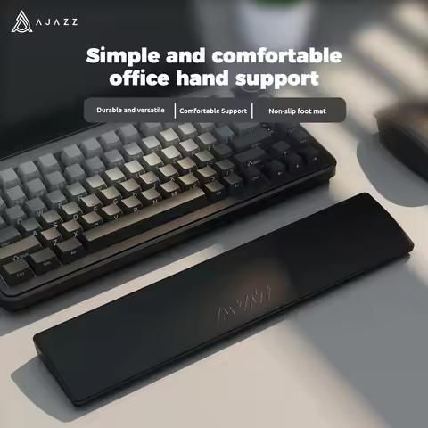 Ajazz AK820/980 Mechanical Keyboard Hand Support Comfortable 61/81/104 Waterproof Anti pollution sli