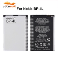 GOLDFOX Brand 1pc 1500mAh BP-4L Battery For Nokia E61i E63 E90 E95 E71 6650F N97 N810 E72 E52 BP4L B