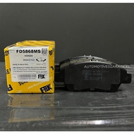 FBK - FRONT BRAKE PADS - FD5868MS - HONDA CITY GM2 TMO / CITY GM6 T9A / JAZZ GK5 T5A