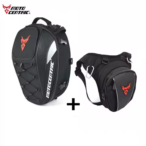 Motocentric Motorcycle High Capacity 37L Rider Backpack Multi-functional Rear Motorcycle Rear Seat B