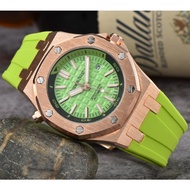 Audemars Piguet ROYAL OAK OFFSHORE ROYAL Type ROYAL OAK OFFSHORE ROYAL Series OAK OFFSHORE Date Display Waterproof Rubber Strap Quartz Movement Fashion Watch