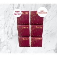 (6 PACKS) DANTE VIRGIN PULP POP UP TISSUE CONTENTS 6 PACKS
