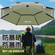 佳钓尼（JIADIAONI）机械臂钓鱼伞大钓伞2024遮阳伞拐杖伞专用太阳雨伞户外露营2.4米