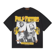 KKONTENER 90s MOVIES ""PULP FICTION" OVERSIZE TSHIRT BLACK - Official Merchandise