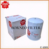 C-1005 Sakura Oil Filter C1005 P550934 SFO3661 LF3369 LF3600 1N-4402 1N4402 K466201 MD MD013661 RF03