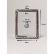 🍁READY STOCK🍁S10 stainless steel 方形佛牌壳1pc