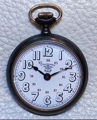 古董手上鏈鐵殼陀錶