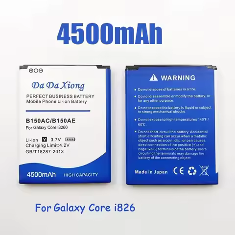 4500mAh B150AC B150AE Battery For Samsung Galaxy Core I8260 I8262 G3502u G3502 G3508 G3509 Replaceme