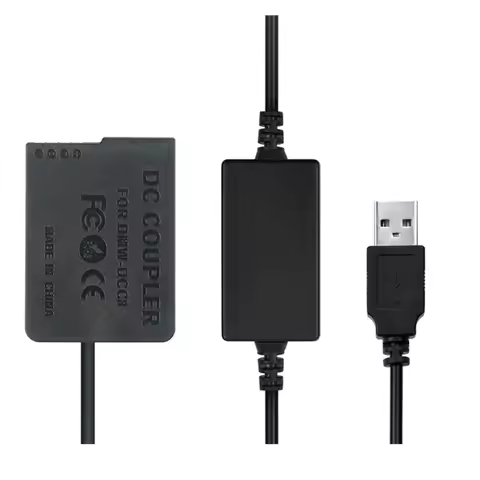 BLC12 Dummy Battery DMW-DCC8 DMW DCC8 DC Coupler Plus USB Cable for Panasonic GX8 FZ200 G7 G6 G5 GH2