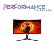 AOE CQ27G3S 27 inch Curved QHD Gamimg monitor with 165hz 1ms(3 year warranty by Corbell PTE LTD)