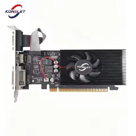 KONALET GT730 4GB DDR3 Graphics Card 128bit HDMI VGA DVI GPU for Desktop Office PC Low Profile Video
