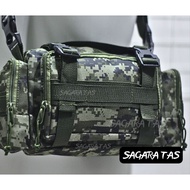 SAGARA Men's Army Tube Sling Bag Tactical Military Sling Bag Sling Bag Man
