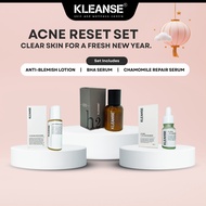 KLEANSE Acne Reset Set | BHA Exfoliation • Acne Calming • Spot Treatment