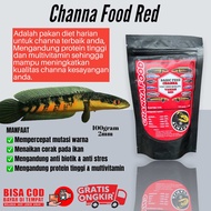 channa food red 100gr | pelet ikan channa red sampit red barito red sentarum | makanan ikan channa