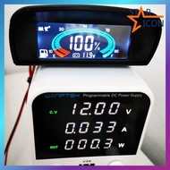 Digital LCD Petrol Fuel Meter Fuel Gauge & Volt Meter (Universal Type)