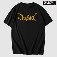 Gold Screen Printed Jasad Band Music T-shirt - Cia Rebel
