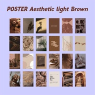(content 24) Aesthetic Light Brown Poster