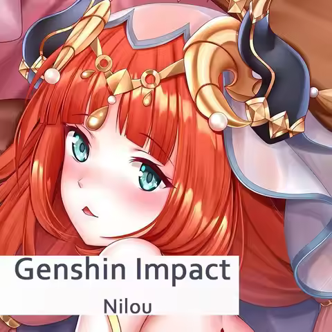 Dakimakura Anime Genshin Impact Nilou Case Hing Body Pillow Cushion Cover Otaku Fullbody Pillowcase