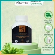 Vitatree Mega Placenta 80000 max Sheep Placenta Helps To Slow Down Aging, Beautiful Skin 60 Tablets [068 Pharmacy]