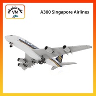 Airplane Assembly Paper Model Airbus A380 Singapore Airlines - MohinhgiayVN