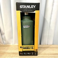 美國Stanley Double XL 不鏽鋼 雙層真空保溫瓶 1.9L ( 錘紋綠 / 1.9公升)