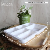 Mika Tray Bento 6 Holes Contents 25 Pcs MBS-6i