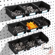 JONY Pegboard Bins, PP Pegboard Hooks, Pegboard Box