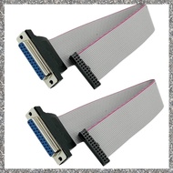[feidan33.ph] Wire Flat Ribbon Cable DB25 Female to FC-26 Female Connector for LCD Monitors, Connect