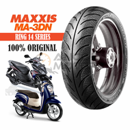 Maxxis MA3DN Diamond Ban Belakang Beat Vario Mio M3 100/80-14 Tubeless Scooter Matic FREE!! Bonus Pentil