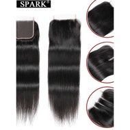 4x4 Straight Human Hair Lace 4*4 Closure human hair发块
