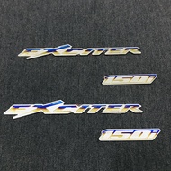 [HCM][NHÌN LÀ MÊ] Cặp tem logo tem chữ nổi decal chữ titan EXCITERCHỮ 150i TITAN TRANG TRÍ XE (FULL 