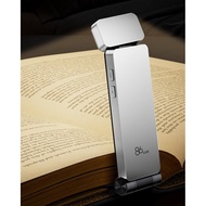 86lux Book Light, Rechargeable Clip-On LED Reading Light, Suitable for Bed and Night Use, with 3 Col