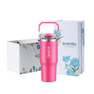 【7.7 Big Sale Bundling Hemat Limited】ecentio tumbler stainless BPA FREE tahan dingin 24 jam termos