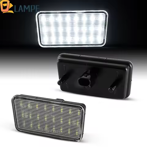 1PCS Super White LED License Plate Light for Jeep Wrangler JL 2018-2021 Rear Number Plate Lamps 18sm
