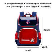 TEEMI PRIME HoppiPac - SeaShine 38/40cm Umur 6-12 Beg Sekolah Rendah Kids Anti Gravity Ergonomic Pri
