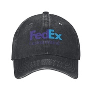 Fedex Custom Cristiclet Logo Casual Custom Printing Adjustable Cowboy Hat