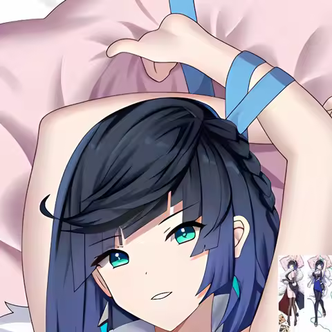 DIY Personalized Anime Yelan Dakimakura Pillowcase Home Bedding Hugging Body Pillow Cover Case Doubl