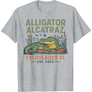 Alligator Alcatraz Florida Everglades Prison Funny T-Shirt