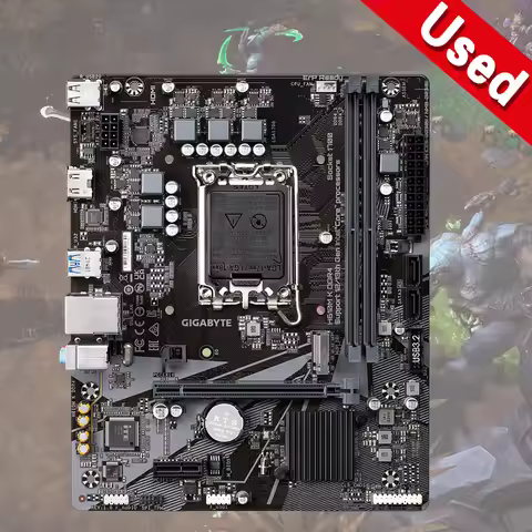 Gigabyte H610M-K D4 Original Desktop For Intel H610 DDR4 Motherboard LGA 1700 Support 12400F 12400 i