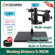 Digital Microscope Handheld VGA HDMI USB HD Inspection Camera So-ny-IMX335 Mouse Operation Built-in 