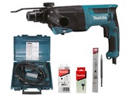 Máy khoan búa 3 chức năng Makita HR2670X5 800W