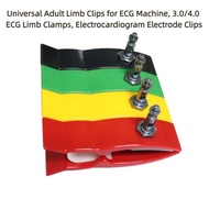Multifunction ECG EKG monitor electrode clips limb clamp for all types of ECG electrode,Metal platin