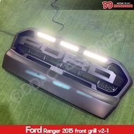 กระจังหน้า Ranger 2015 2016 2017 ทรง Raptor รุ่น 3.2 2.2 ก่อนเปลี่ยนโฉมเป็น Bi-turbo V2-1 มีไฟ หรือ