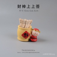 Ornaments God of Wealth Decoration Birthday Gifts Lucky Pen Holder Fun Blessings Fun Home Sign Femal