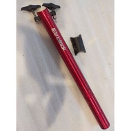 12O'CLOCK SEATPOST  27.2X350MM ULTRALITE RED (USED LESS THAN 2 MONTHS APPROZIMATELY 170GRAMS