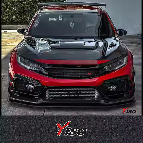 Suitable for Civic Fk8 Fk7 VARIS Machine cover Modified encirclement Carbon Fiber VARIS Engine Cover