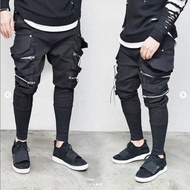 Amariel 1416___ZIPPER RIB JOGGER/Men's Pants