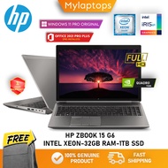HP ZBOOK 15 G2/G6/MOBILE WORKSTATION [CORE I7/ INTEL XEON / UP TO 64GB RAM / 2TB SSD] NVIDIA QUADRO 